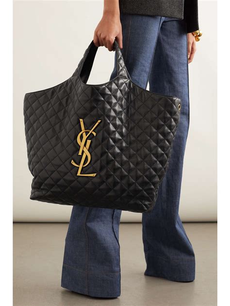 large leather shopper tote ysl|yves saint laurent shopping tote.